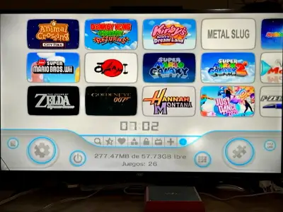Nintendo Wii Mini con accesorios y juegos - miniatura 5