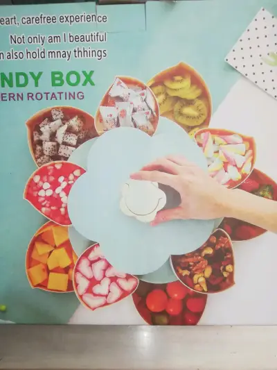 Caja giratoria para dulces y snacks - miniatura 1