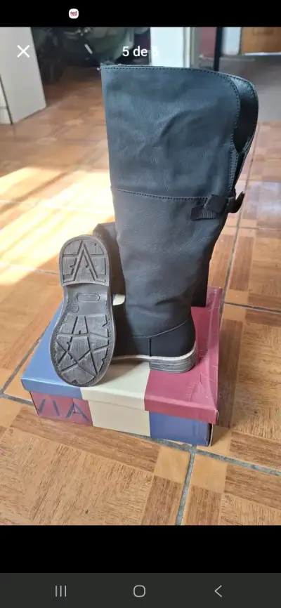 Botas de gamuza para niñas - miniatura 3