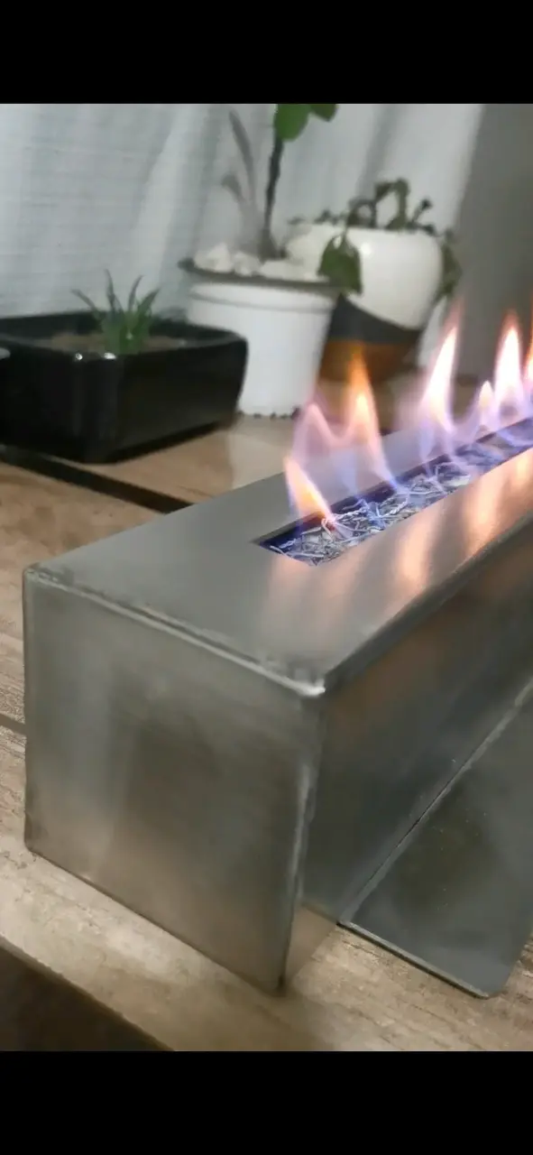 Chimenea de bioetanol moderna de acero inoxidable - 2