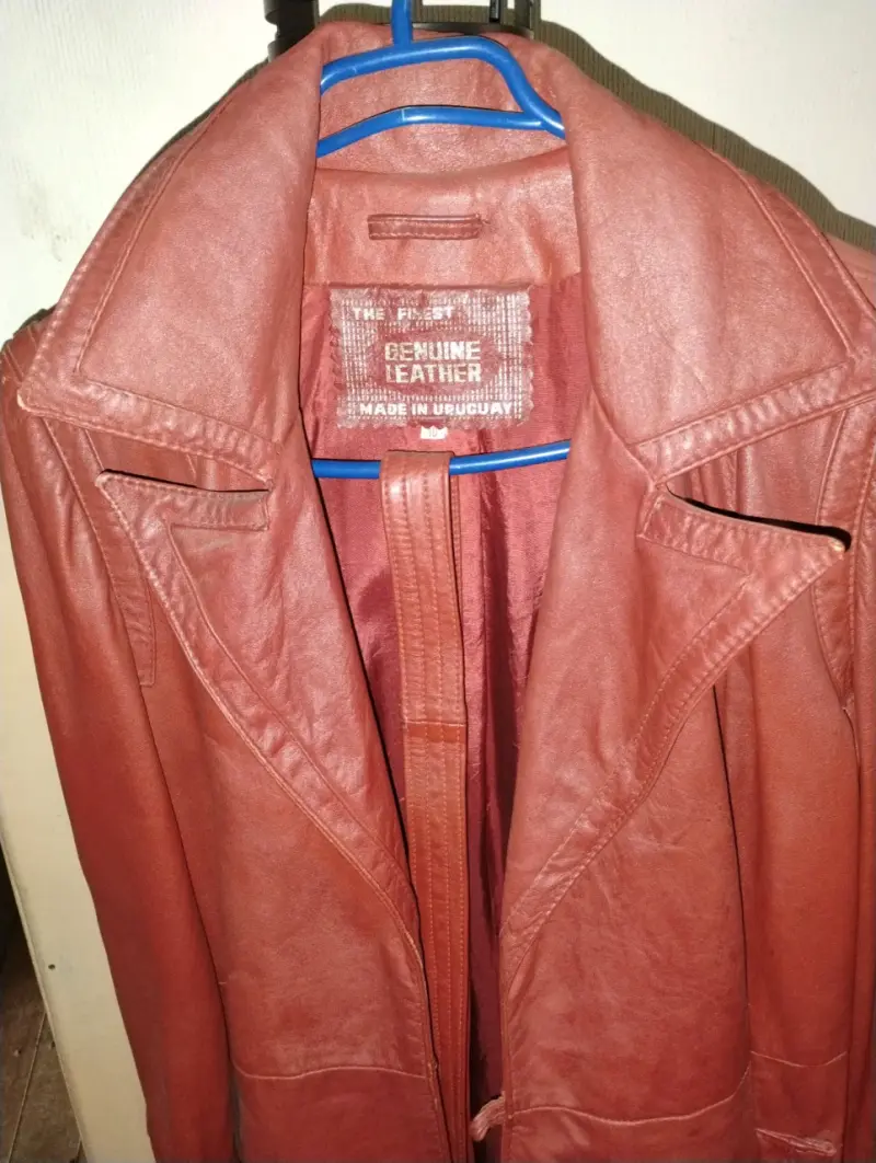 Chaqueta de cuero genuino hecha en Uruguay - 6