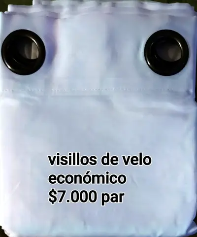 Visillos de velo económicos con ojales - miniatura 1