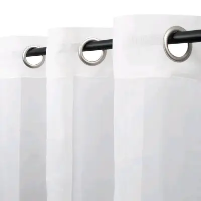 Visillos de velo económicos con ojales - miniatura 3