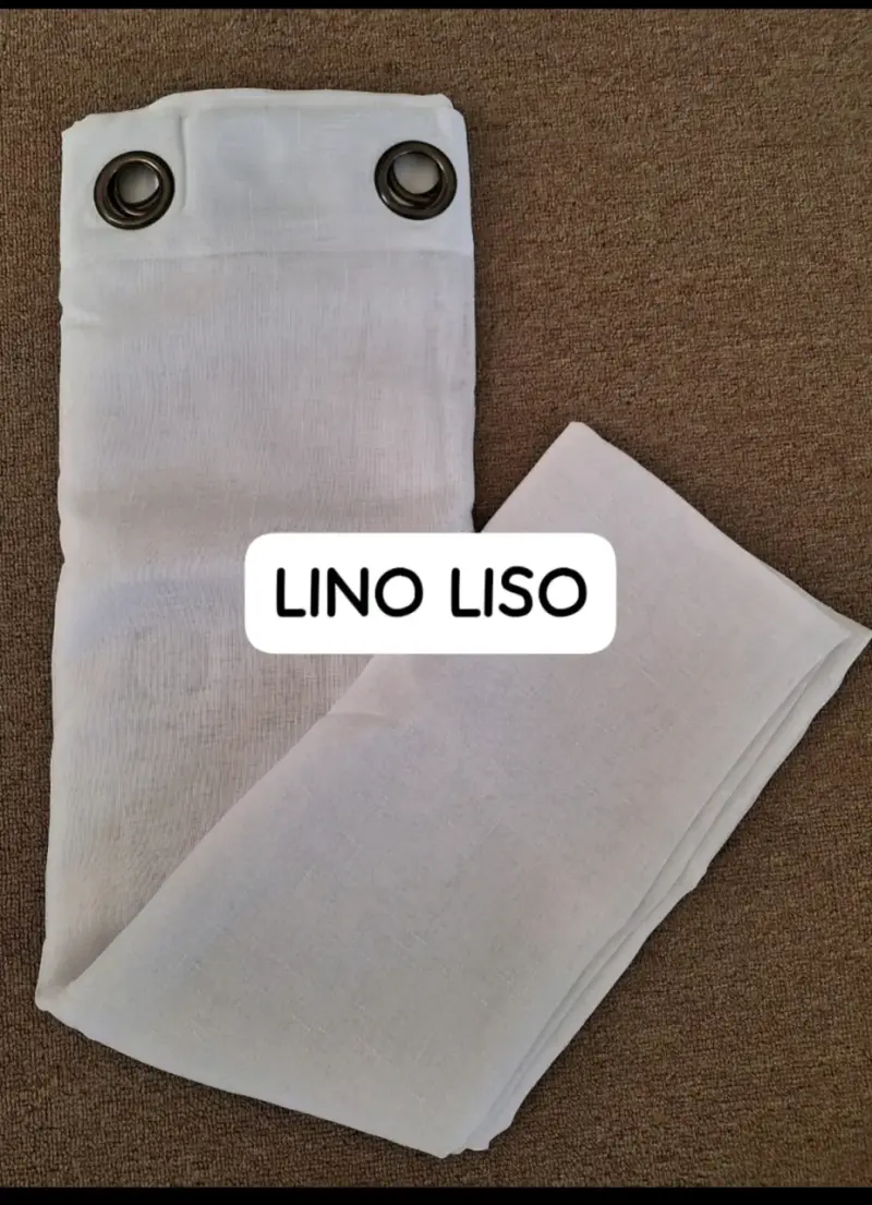 Visillos lino con ojales metálicos - 3