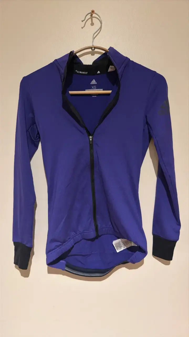 Chaqueta deportiva Adidas Climaheat morada - 1