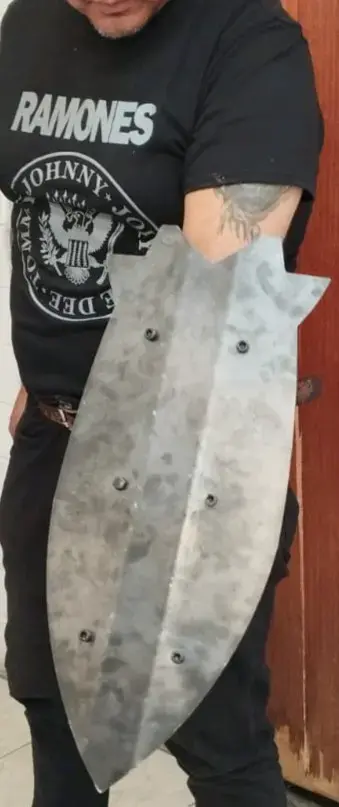 Escudo antidisturbios de acero al carbono - 3