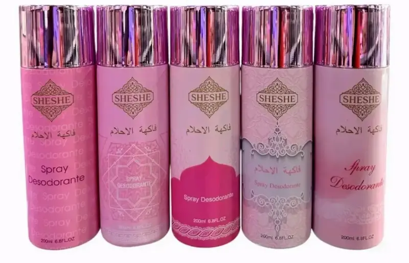 Pack de desodorantes en spray Sheshe 200ml