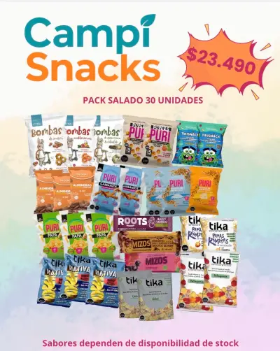 Pack de snacks saludables 30 unidades - miniatura 3