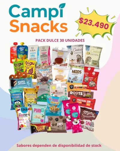 Pack de snacks saludables 30 unidades - miniatura 4