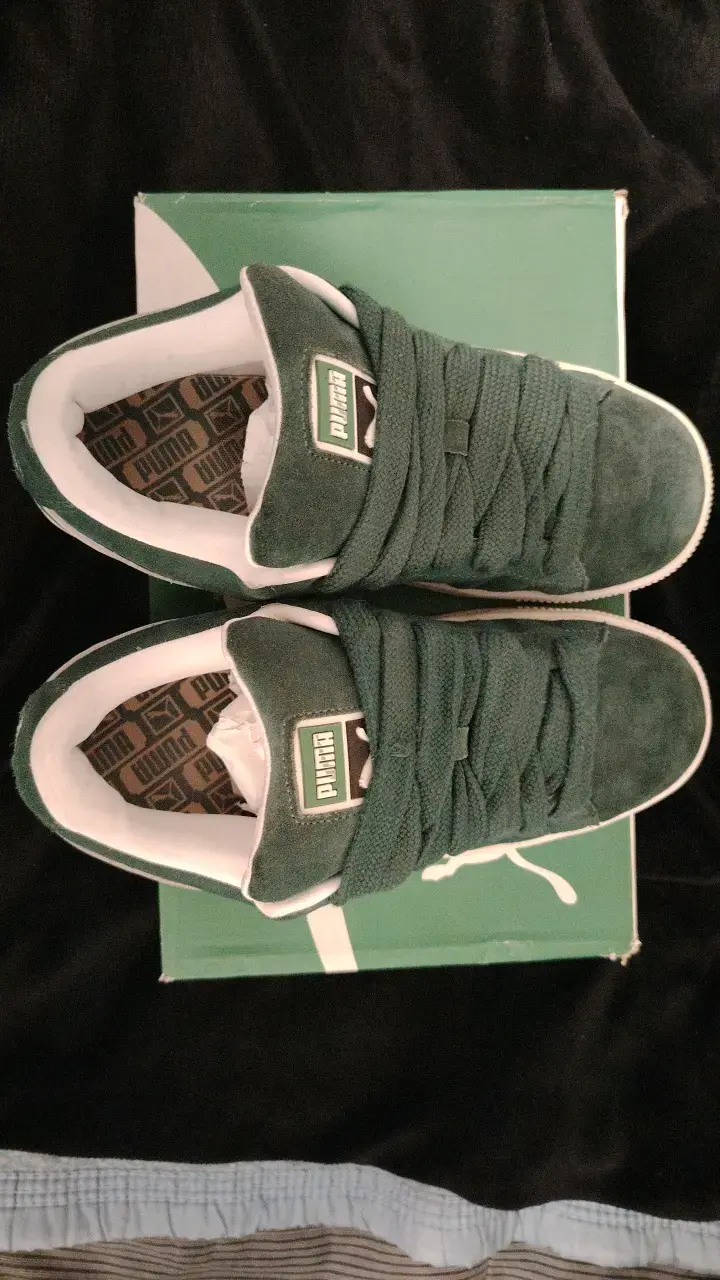 Zapatillas Puma Suede XL verdes - 6