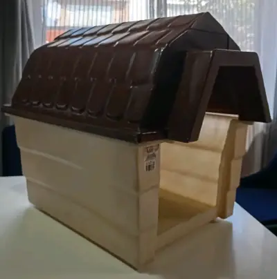 Casa para perro  resistente ideal  razas pequeñas - miniatura 1