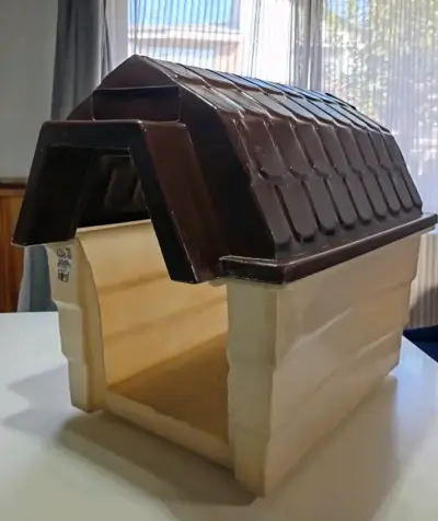 Casa para perro  resistente ideal  razas pequeñas - miniatura 4
