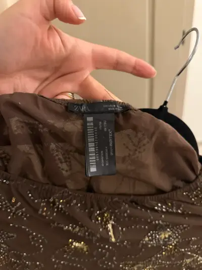Pantalones Zara transparentes Bordado - miniatura 3