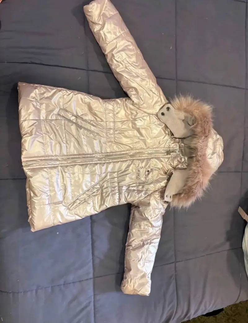 Chaqueta de invierno con capucha de piel - 1