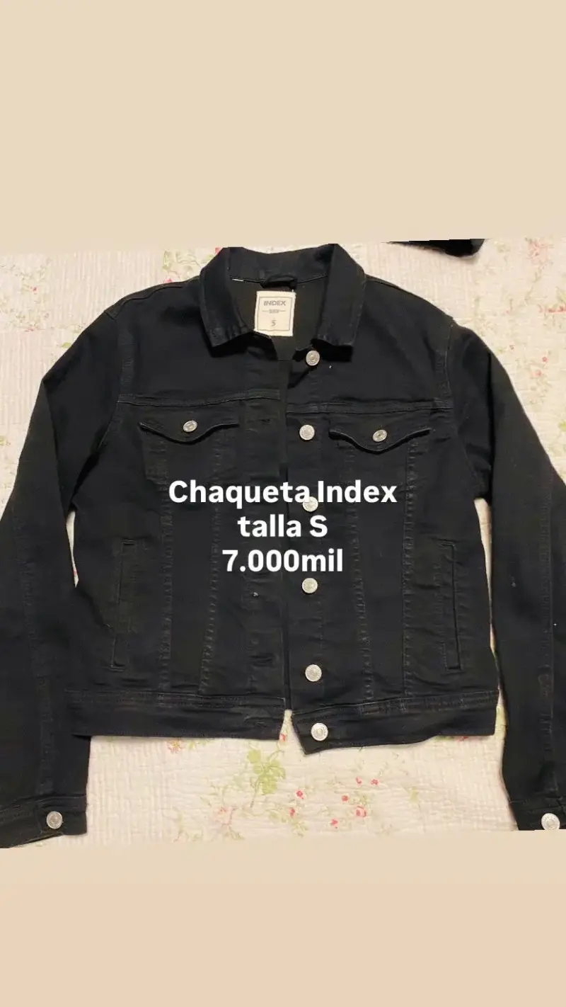Chaqueta negra Index talla S