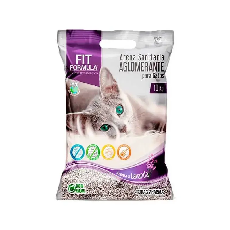 Arena sanitaria aglomerante para gatos Fit Formula - 2