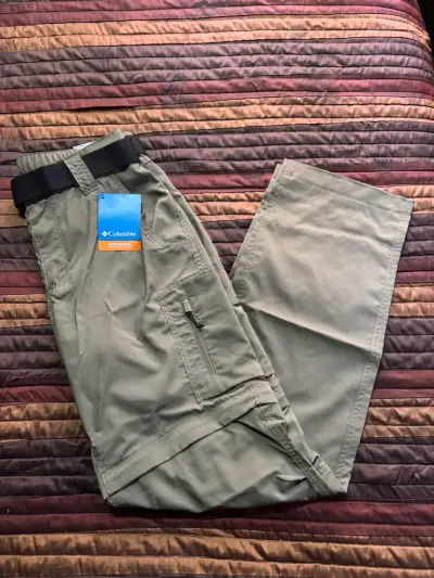 Pantalones Columbia Omni-Shade verdes nuevos - miniatura 1