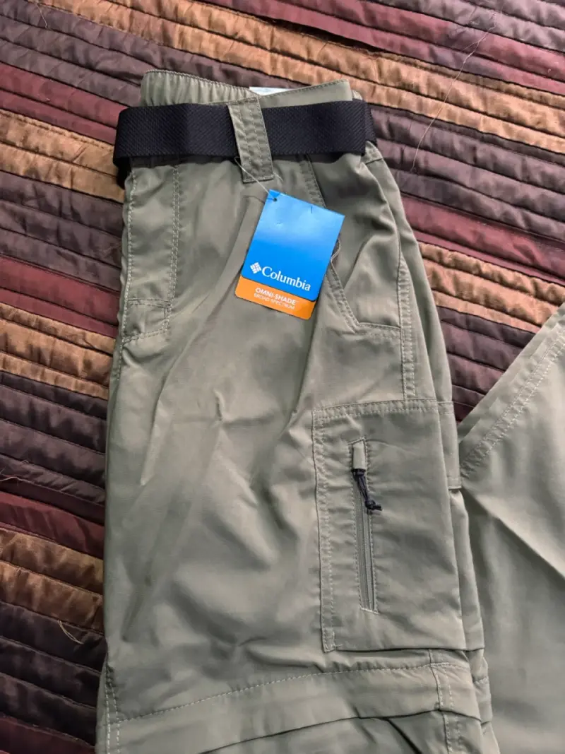 Pantalones Columbia Omni-Shade verdes nuevos - 2