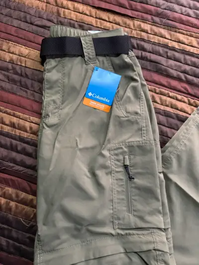 Pantalones Columbia Omni-Shade verdes nuevos - miniatura 2