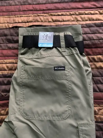 Pantalones Columbia Omni-Shade verdes nuevos - miniatura 3