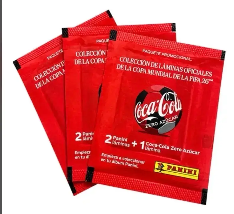 Paquete de láminas Panini Copa Mundial 2026