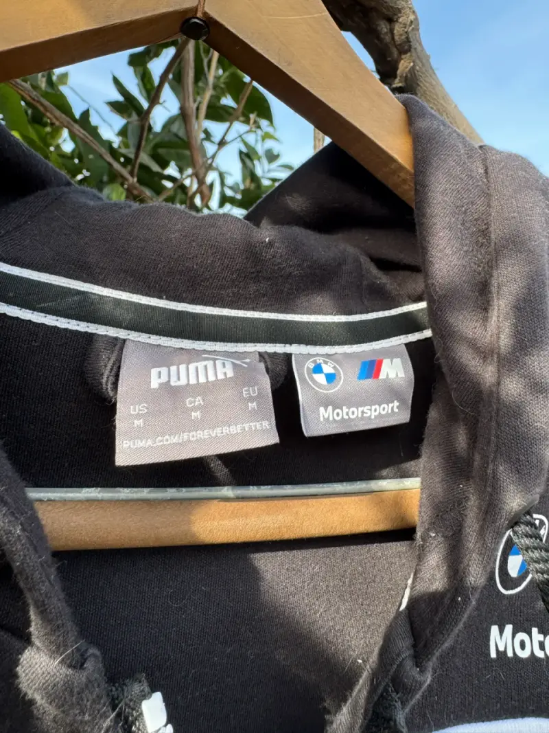 Polerón Puma BMW Motorsport negro con capucha - 3