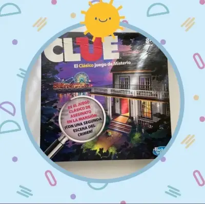 Juego de mesa Clue clásico de misterio - miniatura 1