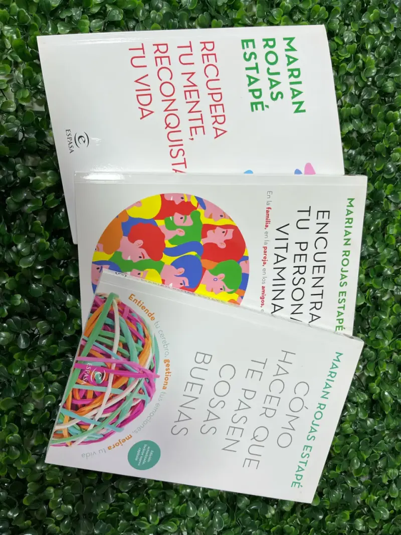 Set de libros de autoayuda de Marian Rojas Estapé