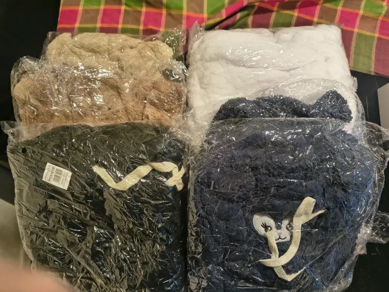 Gorro bufanda de felpa con orejas - 2