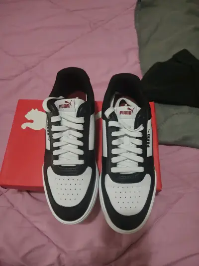 Zapatillas Puma negras y blancas para hombre - miniatura 1