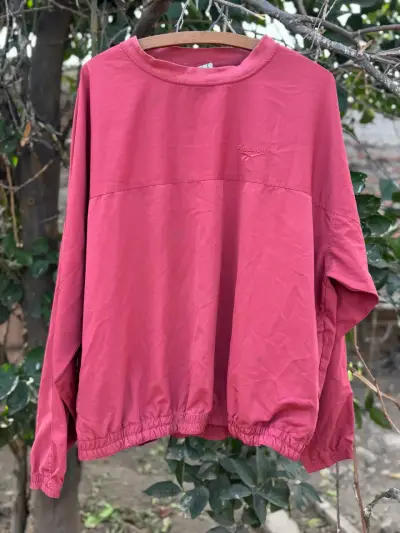 Polerón Reebok rojo vintage unisex - miniatura 5