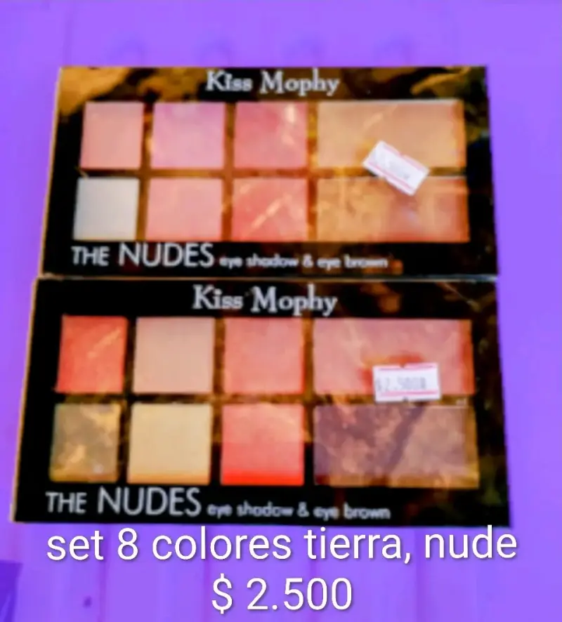 Paleta de sombras Kiss Mophy The Nudes