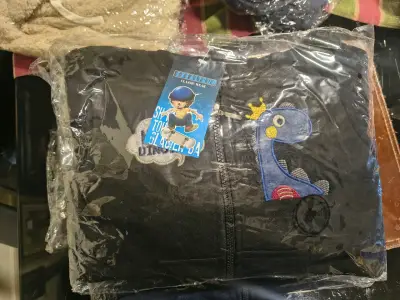 Conjunto deportivo infantil azul con capucha - miniatura 2
