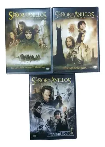 Trilogía El Señor de los Anillos en DVD