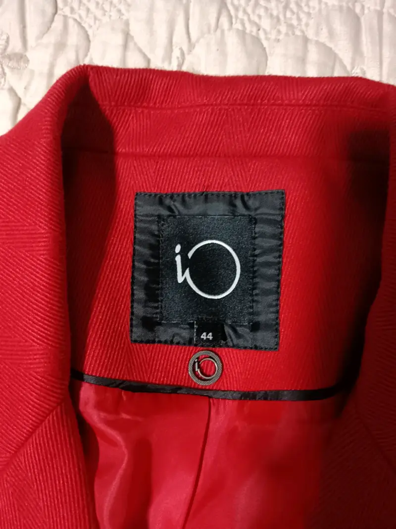 Blazer rojo elegante para mujer - 2