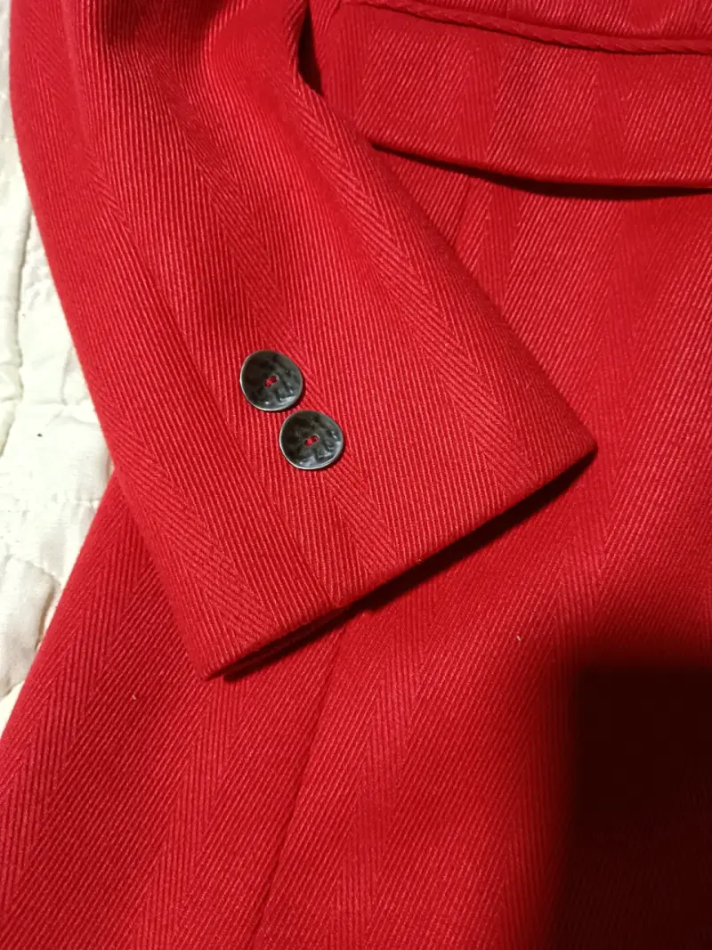 Blazer rojo elegante para mujer - 3