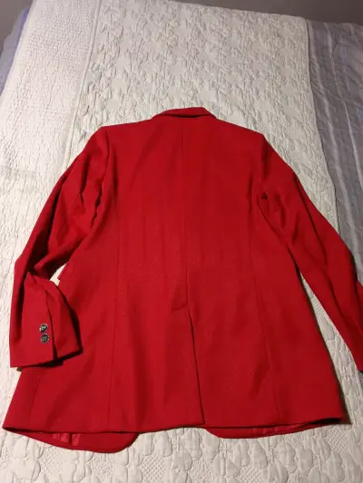 Blazer rojo elegante para mujer - miniatura 4