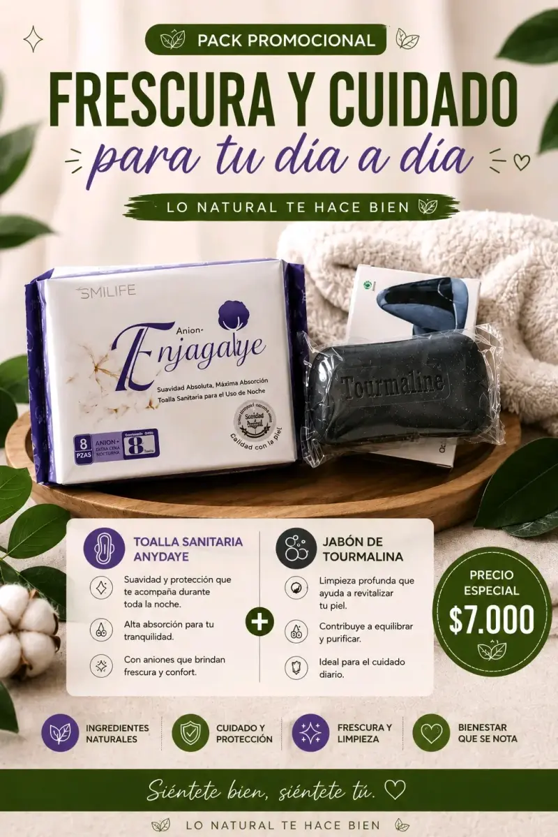 Pack promocional cuidado natural para tu bienestar - 5