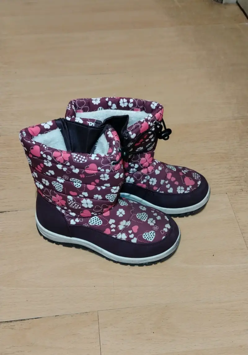 Botas de nieve infantiles estampadas