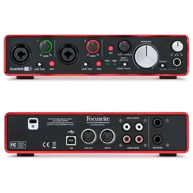 Interfaz de audio Focusrite Scarlett 2i4 - 2