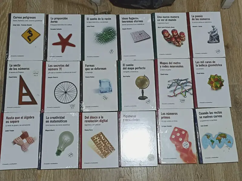 Colección de libros de matemáticas y ciencia - 3