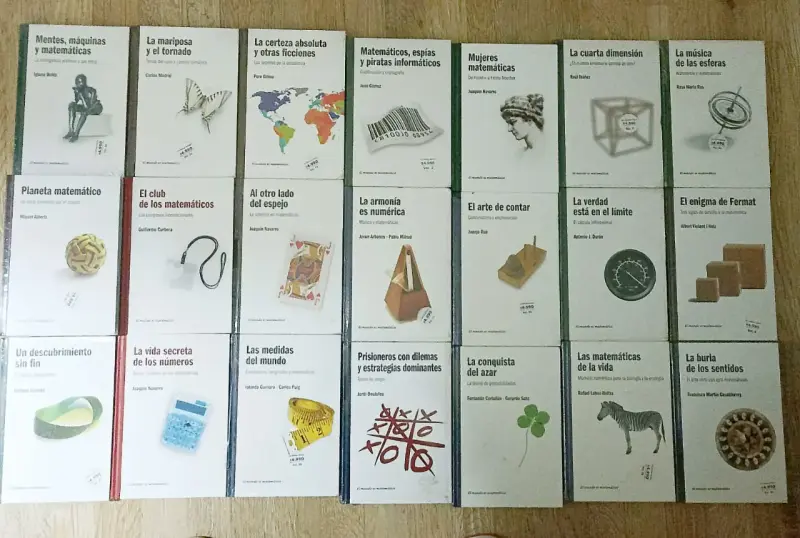 Colección de libros de matemáticas y ciencia - 4