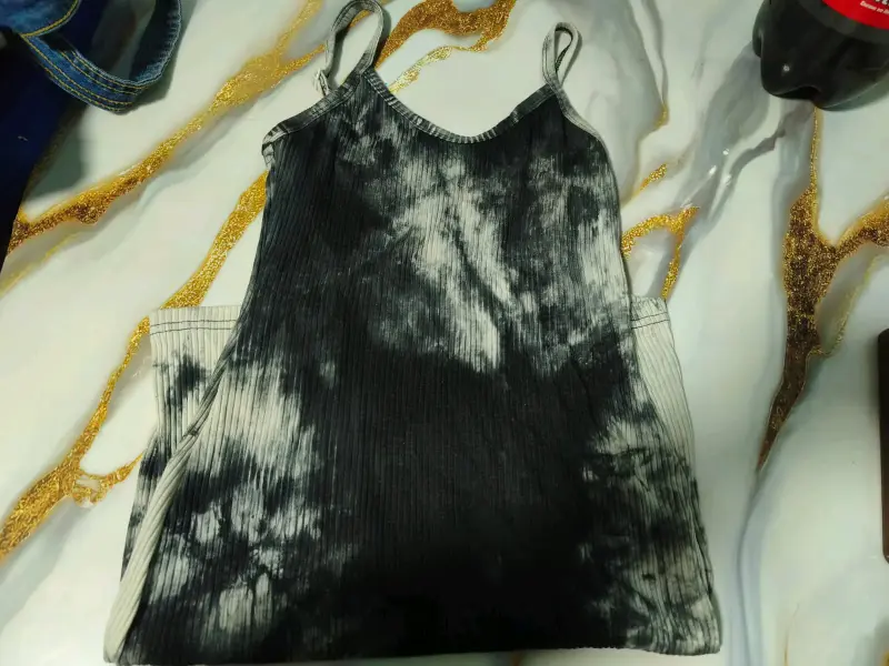 Vestido tie-dye sin mangas para mujer - 1