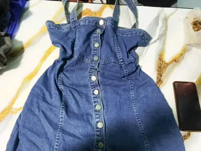 Vestido tie-dye sin mangas para mujer - miniatura 4
