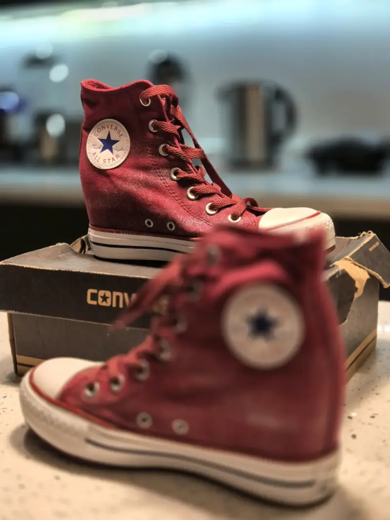 Zapatillas Converse All Star rojas de lona - 1