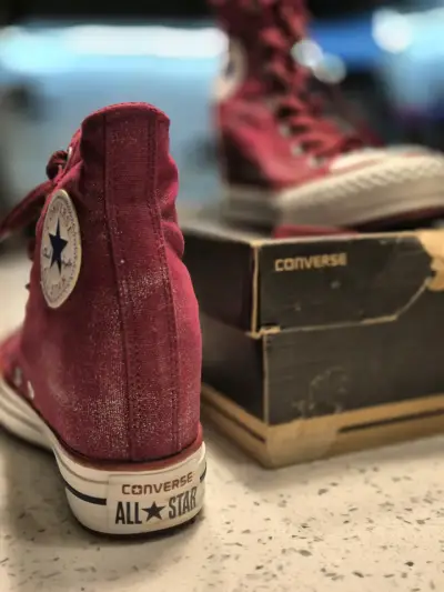 Zapatillas Converse All Star rojas de lona - miniatura 2