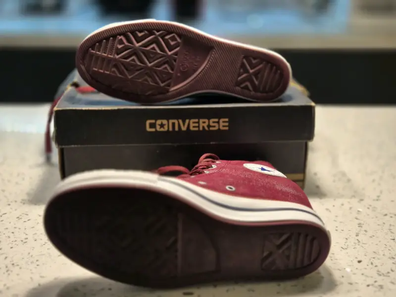 Zapatillas Converse All Star rojas de lona - 5