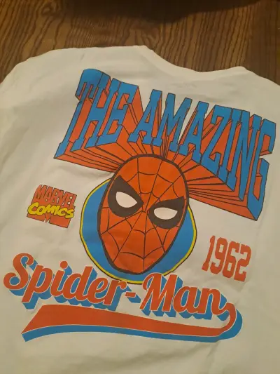Polera Marvel Spider-Man blanca - miniatura 1