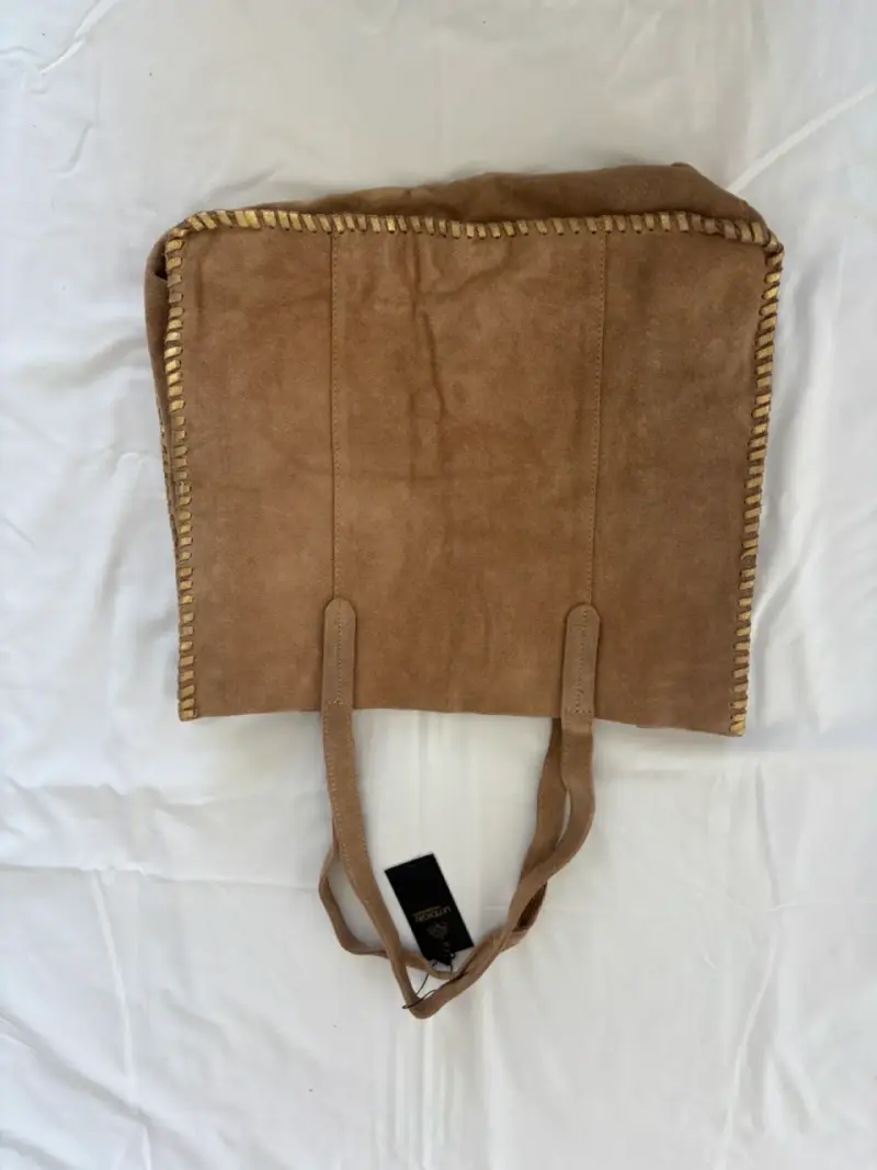 Bolso de gamuza Umbrale color camel - 2