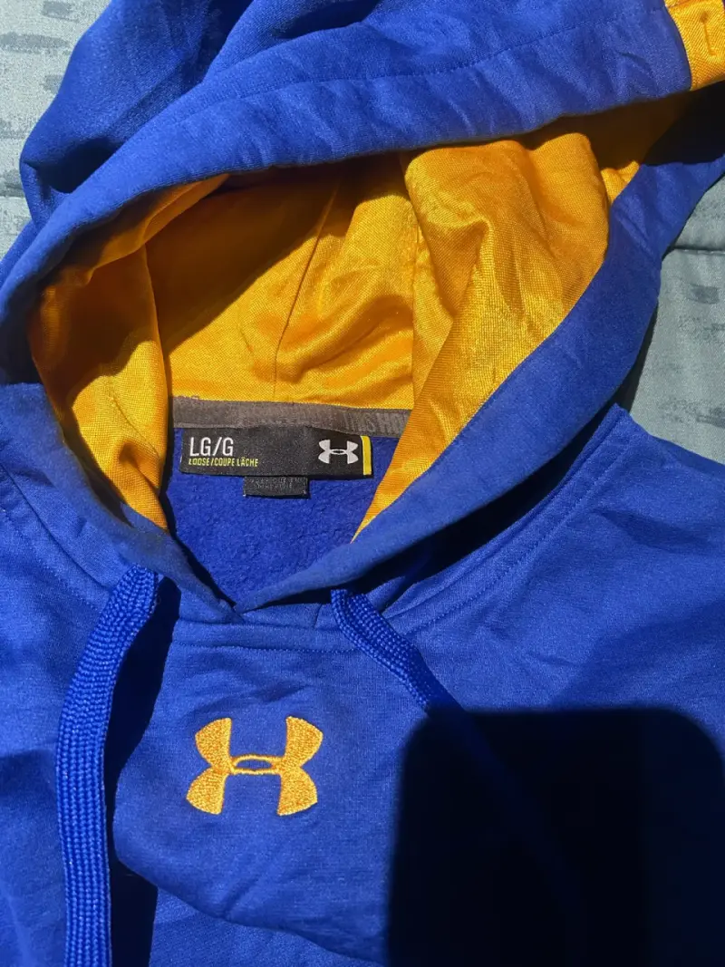 Polerón azul con capucha Under Armour - 2